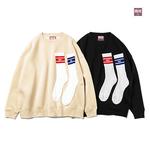 アイリーバイアイリーライフ IRIE by irielife スウェット トップス クルーネック オーバーサイズ 裏起毛 SOCKS PATCH BIG CREW メンズ M-XL ブラック/ベージュ